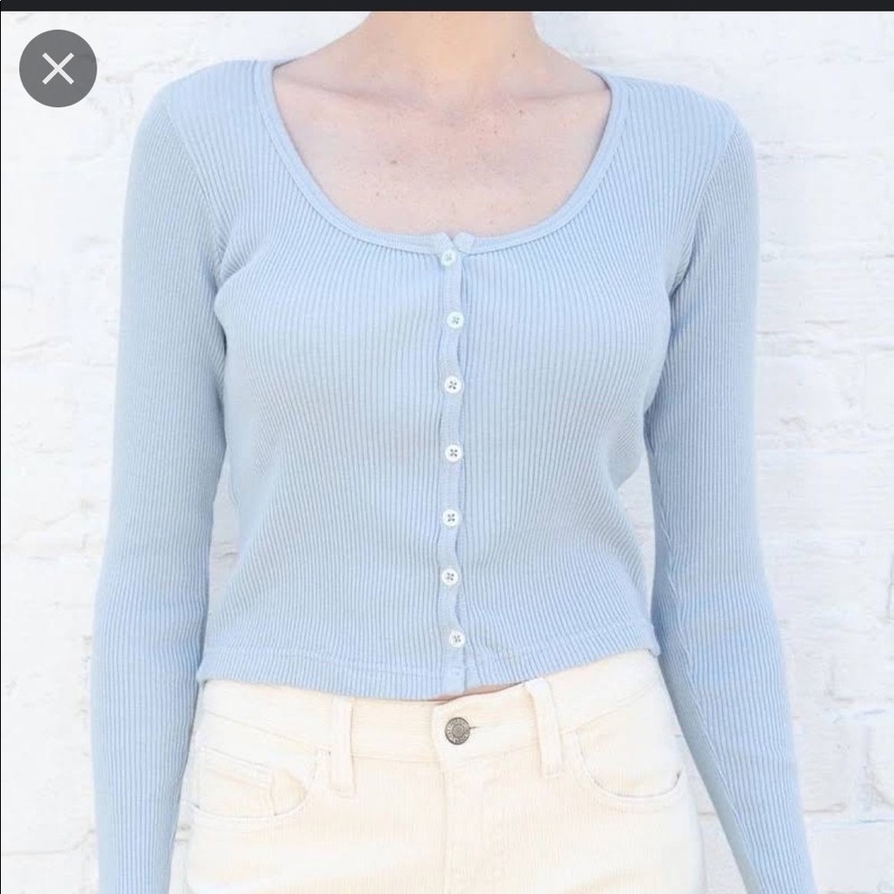 Brandy Melville button up long sleeve top